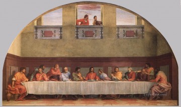 The Last Supper renaissance mannerism Andrea del Sarto religious Christian Oil Paintings
